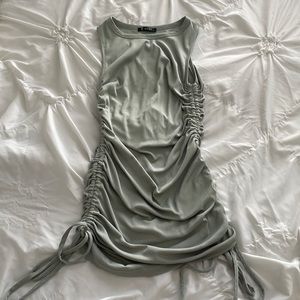 Mini dress adjustable ties